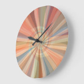 Cool 60s Retro Abstracte Kaleidoscoop Psychedelic Grote Klok (Hoek)