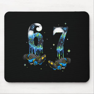 Cool 67 Six Seven Meme Voetbal Footbyll Drip Boys Muismat