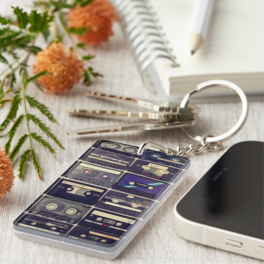 Cool 80- cassette sleutelhanger (Voorkant Rechts)