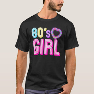 Cool 80s Girl for Women Mam 1980's Birthday Retro T-shirt