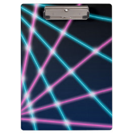 Cool 80s Laser Light Show Background Retro Neon Klembord