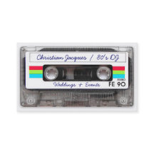 Cool  80s retro muziekcassette grappig