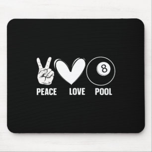 Cool 8 Ball Pool Lover Design voor Mannen Vrouwen  Muismat