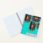 Cool 90s Retro Art Custom Notitieboek (Binnen)