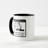 Cool AA NA Sponsor Sponsee Birthday Coffee of Tea Mok (Voorkant links)