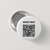 COOL! 😎 Aangepaste QR Code Button Gepersonaliseer (Voorkant /achterkant)
