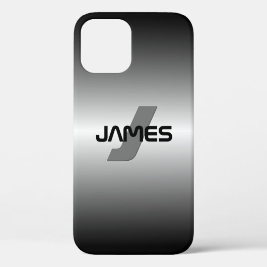 Cool Aanpasbare Naam & Monogram Case-Mate iPhone Case (Achterkant)