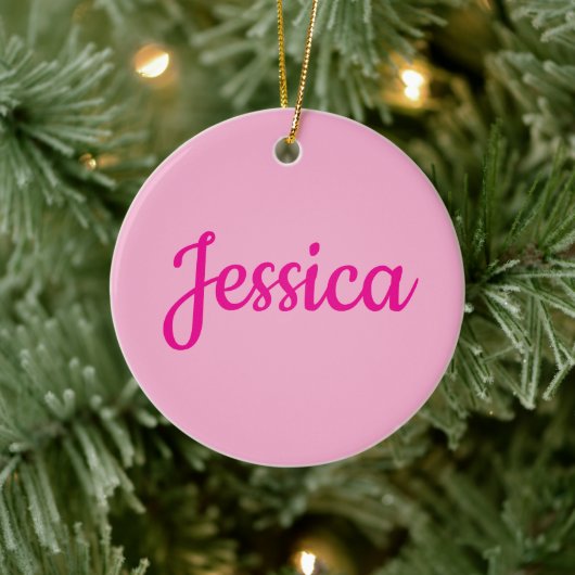 Cool Aanpasbare Tekst Keramisch Ornament (Boom)