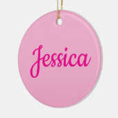 Cool Aanpasbare Tekst Keramisch Ornament (Links)