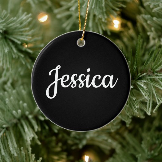 Cool Aanpasbare Tekst Keramisch Ornament (Boom)