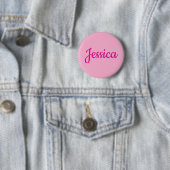 Cool Aanpasbare Tekst Ronde Button 5,7 Cm (In situ)