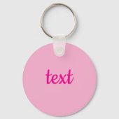 Cool Aanpasbare Tekst Sleutelhanger (Voorkant)