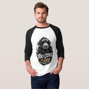 Cool aap met zonnebril T-shirt   Te cool om 