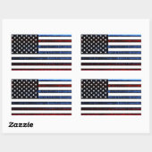 Cool Abstract Amerikaanse Flag Graphic Stickers (Vel)