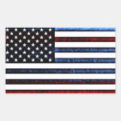 Cool Abstract Amerikaanse Flag Graphic Stickers (Voorkant)