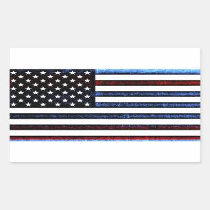 Cool Abstract Amerikaanse Flag Graphic Stickers