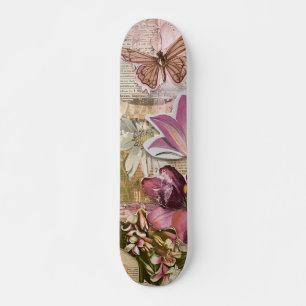 Cool Abstract  Bloemenkunst Persoonlijk Skateboard