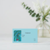 Cool Abstract Business Cards Visitekaartje (Staand voorkant)