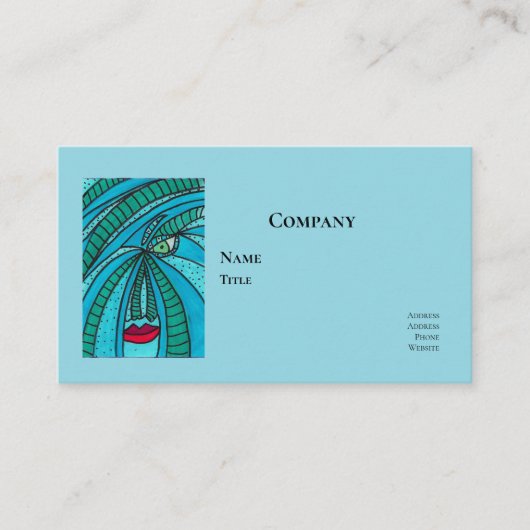 Cool Abstract Business Cards Visitekaartje (Voorkant)