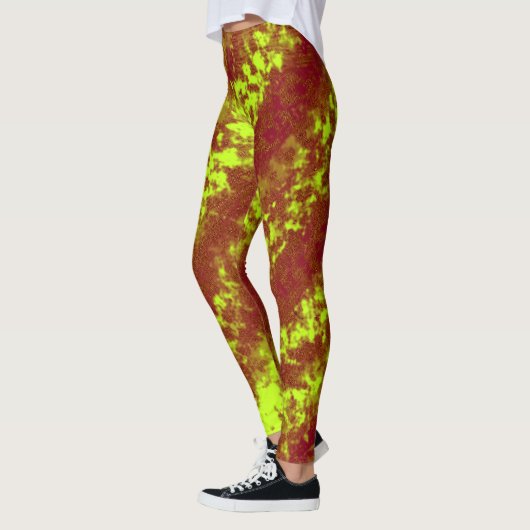 Cool Abstract Crayon Pattern Leggings (Links)