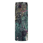 Cool Abstract Digital Graffiti Art Geometic Thermosbeker (Achterkant)