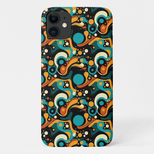 Cool Abstract Funk Pattern Case-Mate iPhone Case (Achterkant)