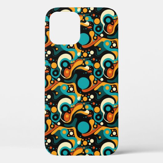 Cool Abstract Funk Pattern Case-Mate iPhone Case (Achterkant)