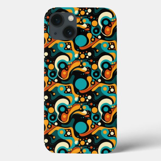 Cool Abstract Funk Pattern Case-Mate iPhone Case (Achterkant)