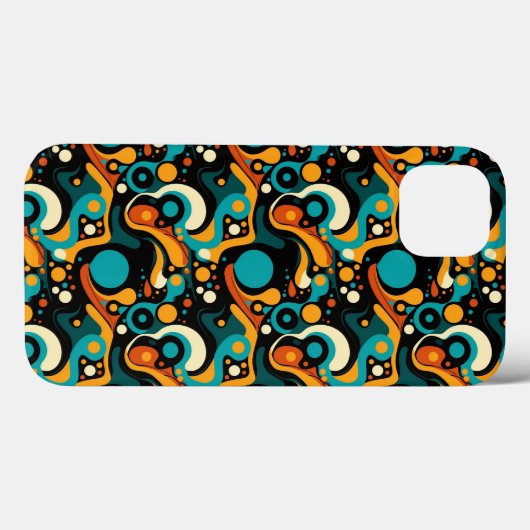 Cool Abstract Funk Pattern Case-Mate iPhone Case (Achterkant (horizontaal))
