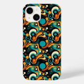 Cool Abstract Funk Pattern Case-Mate iPhone Case (Achterkant)