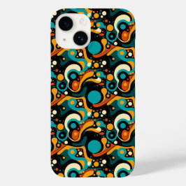 Cool Abstract Funk Pattern Case-Mate iPhone 14 Hoesje