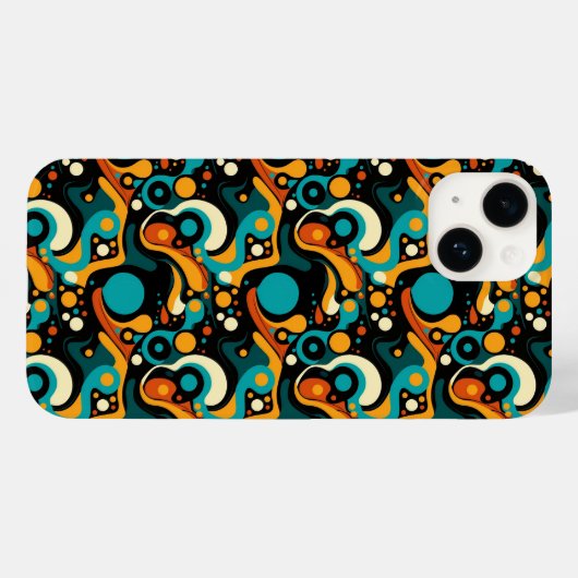 Cool Abstract Funk Pattern Case-Mate iPhone Case (Achterkant (horizontaal))