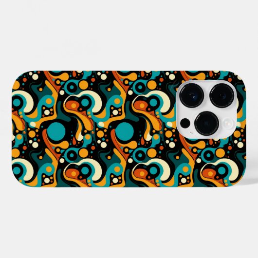 Cool Abstract Funk Pattern Case-Mate iPhone Case (Achterkant (horizontaal))
