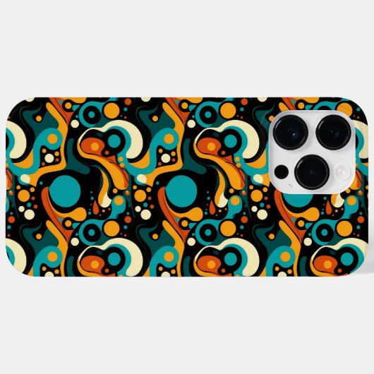Cool Abstract Funk Pattern Case-Mate iPhone Case (Achterkant (horizontaal))
