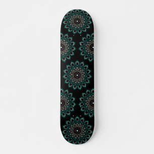 Cool Abstract Geometrisch Mandala Kunstontwerp Persoonlijk Skateboard
