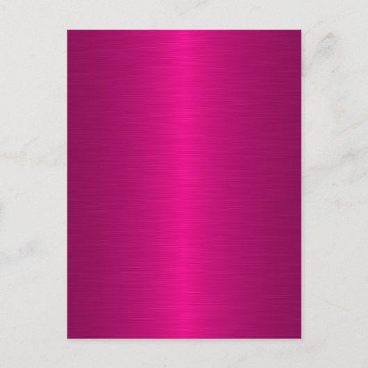 Cool abstract metallic roze briefkaart (Voorkant)