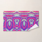 Cool Abstract Modern Gepersonaliseerd Handdoek Set (Handdoek)