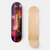 Cool Abstract Motion Graphic Style Persoonlijk Skateboard (Voorkant)
