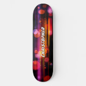 Cool Abstract Motion Graphic Style Persoonlijk Skateboard (Voorkant)
