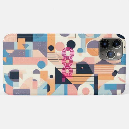 Cool abstract ontwerp iPhone hoesje (Achterkant (horizontaal))