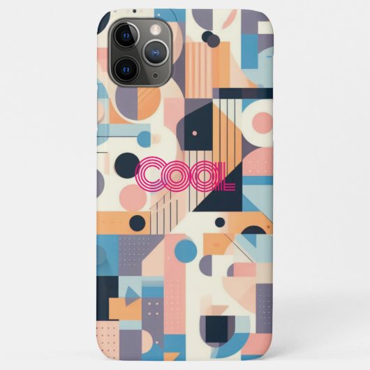 Cool abstract ontwerp iPhone hoesje (Achterkant)