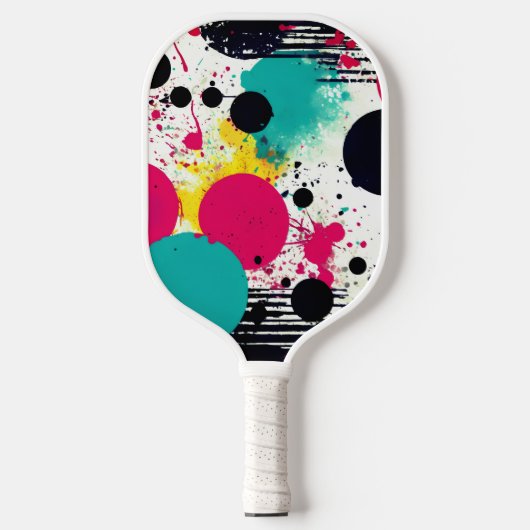 Cool Abstract Pickleball Paddle (Voorkant)