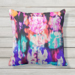 Cool Abstract Roze Blauw Zwart Tie Dye Pattern Buitenkussen<br><div class="desc">Dit coole, moderne en abstracte patroon past perfect bij de hipster. Het toont een oranje, roze, blauw, paarse, witte, blauwgroen aqua en zwart stropdas-kleurpatroon. Het is een trendy en stijlvol bohemien ontwerp. ***BELANGRIJKE ONTWERPOPMERKING: Voor elk aangepast ontwerpverzoek, zoals bijpassende productaanvragen, kleurwijzigingen, plaatsingswijzigingen of een ander wijzigingsverzoek, klikt u op de...</div>