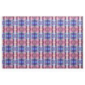 Cool Abstract Roze Blauw Zwart Tie Dye Pattern Stof (Yard (91,4 cm))