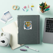 Cool Abstract tijgergezicht Sticker (iPad Cover)