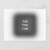 COOL Abstract zwart-wit Briefkaart (Voorkant)