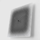 COOL Abstract zwart-wit Vierkante Klok (Hoek)