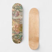 Cool Abstracte  Abstracte Floral Art Street Persoonlijk Skateboard (Voorkant)