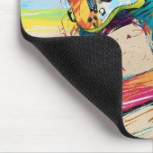 Cool Abstracte anime wake board gitarist bewerkbaa Muismat (Hoek)