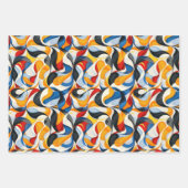 Cool abstracte patroonpartij inpakpapier vel (Voorkant)